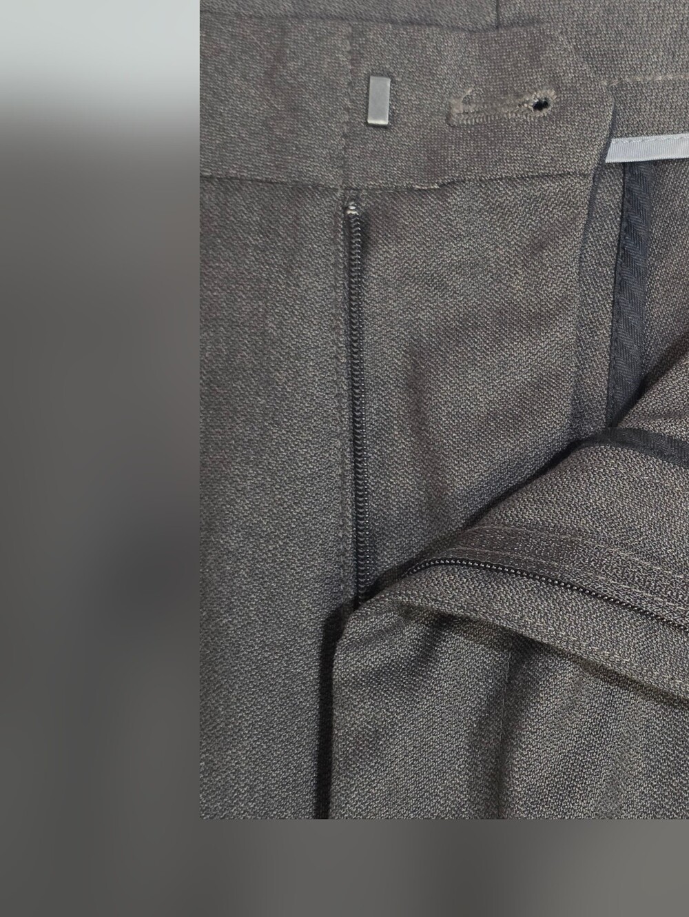 Van Heusen Straight Fit Flat Front Mens Size 40 X 32 Dress Pants in Brown - Picture 6 of 16
